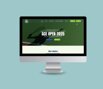 Nonprofit website design and development for Ace Open in Georgia by 1609 Marketing